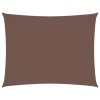 Stínící plachta oxfordská látka obdélníková 2,5 x 4 m hnědá