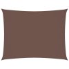 Stínící plachta oxfordská látka obdélníková 6 x 7 m hnědá
