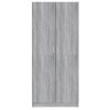 Šatní skříň šedá sonoma 80 x 52 x 180 cm kompozitní dřevo