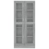 Vitrína šedá sonoma 82,5 x 30,5 x 185 cm kompozitní dřevo