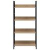 Knihovna se 4 policemi dub 60x27,6x124,5 cm kompozitní dřevo 288223