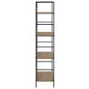 Knihovna se 4 policemi dub 60x27,6x124,5 cm kompozitní dřevo 288223