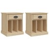Noční stolky 2 ks dub sonoma 43 x 36 x 50 cm