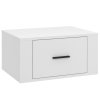 Nástěnné noční stolky 2 ks bílé 50x36x25 cm