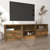 TV skříňka kouřový dub 150 x 33,5 x 45 cm kompozitní dřevo