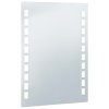 Koupelnové nástěnné zrcadlo s LED osvětlením 60 x 80 cm