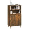 Skříň highboard kouřový dub 60 x 36 x 110 cm kompozitní dřevo