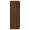 Zásuvková skříňka hnědý dub 60 x 36 x 103 cm kompozitní dřevo
