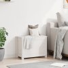 Úložný box bílá 60x32x45,5 cm masivní borové dřevo