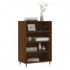 Skříň highboard hnědý dub 57 x 35 x 90 cm kompozitní dřevo