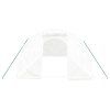 Skleník s ocelovým rámem bílý 24 m² 8 x 3 x 2 m 3188052