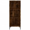 Skříň highboard kouřový dub 34,5 x 34 x 180 cm kompozitní dřevo