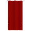 Balkonová zástěna červená 120 x 240 cm oxfordská látka