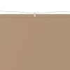 Vertikální markýza taupe 60 x 1 000 cm oxfordská látka