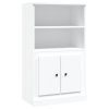 Skříň highboard bílá 60 x 35,5 x 103,5 kompozitní dřevo