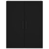 Nástěnná skříňka černá 69,5 x 34 x 90 cm