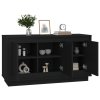 Příborník černý 102 x 35 x 55 cm kompozitní dřevo