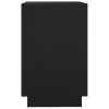 Příborník černý 102 x 35 x 55 cm kompozitní dřevo