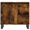 Koupelnová skříňka kouřový dub 65 x 33 x 60 cm kompozitní dřevo