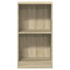 Knihovna dub sonoma 40 x 24 x 75 cm dřevotříska
