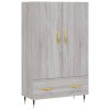 Skříň highboard šedá sonoma 69,5 x 31 x 115 cm kompozitní dřevo