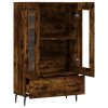 Skříň highboard kouřový dub 69,5 x 31 x 115 cm kompozitní dřevo