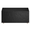Plachty na zahradní lavice 2 ks 12 oček 210 x 70 x 70/88 cm PE