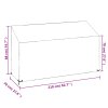 Plachty na zahradní lavice 2 ks 12 oček 210 x 70 x 70/88 cm PE