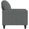 Křeslo tmavě šedé 60 cm textil 359148