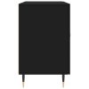 Příborník černý 100 x 36 x 60 cm kompozitní dřevo