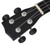 Set soprano ukulele s obalem pro děti černé 23"