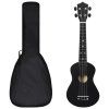Set soprano ukulele s obalem pro děti černé 23" 70152