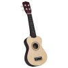 Set sopránové ukulele s obalem pro děti světlé dřevo 21"