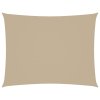 Stínící plachta oxfordská látka obdélníková 2,5 x 4 m béžová