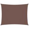 Stínící plachta oxfordská látka obdélníková 3 x 4 m hnědá