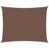 Stínící plachta oxfordská látka obdélníková 3,5 x 5 m hnědá