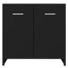 Koupelnová skříňka černá 60 x 33 x 61 cm kompozitní dřevo
