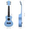 Set soprano ukulele s obalem pro děti blankytně modré 23" 70154
