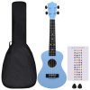 Set soprano ukulele s obalem pro děti blankytně modré 23"