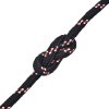 Námořní lodní lano z polypropylenu 18 mm 50 m černé