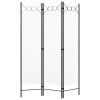 3dílný paraván bílý 120 x 180 cm