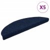 Samolepicí nášlapy na schody 5 ks navy 56x17x3 cm vpichované