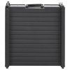 Skládací rampa pro psy černá 153 x 40 x 12,5 cm plast