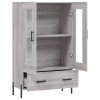 Skříň highboard šedá sonoma 69,5 x 31 x 115 cm kompozitní dřevo