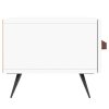 TV skříňka bílá 150 x 36 x 30 cm kompozitní dřevo
