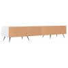 TV skříňka bílá 150 x 36 x 30 cm kompozitní dřevo