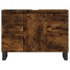 Koupelnová skříňka kouřový dub 80 x 33 x 60 cm kompozitní dřevo