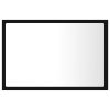 LED koupelnové zrcadlo černé 60 x 8,5 x 37 cm akrylové