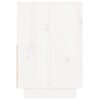 Noční stolky 2 ks bílé 60 x 34 x 51 cm masivní borové dřevo