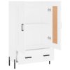Skříň highboard bílá 69,5 x 31 x 115 cm kompozitní dřevo